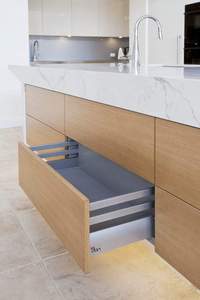 NICOCABINET personalizzato legno legno impiallacciatura armadio da cucina High-End moderno stile australiano accessorio lavello per Bar zona cucina - Product Image 5