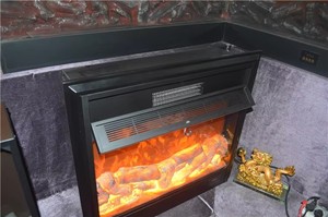 Chimenea Eléctrica Flotante 3D <span class=keywords><strong>de</strong></span> Madera para Interiores, Chimenea Empotrada China con Pantalla Grande, Chimenea <span class=keywords><strong>de</strong></span> <span class=keywords><strong>Pared</strong></span> con Leños y Control Remoto - Product Image 4