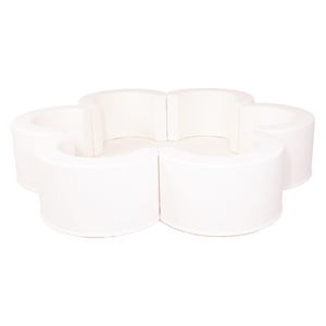Piscine à balles modulaire en mousse en forme <span class=keywords><strong>de</strong></span> fleur <span class=keywords><strong>de</strong></span> qualité supérieure, aire <span class=keywords><strong>de</strong></span> jeux souple <span class=keywords><strong>pour</strong></span> tout-petits, piscine sensorielle <span class=keywords><strong>pour</strong></span> bébé, décoration <span class=keywords><strong>de</strong></span> chambre <span class=keywords><strong>de</strong></span> bébé, <span class=keywords><strong>cadeau</strong></span> blanc - Product Image 4