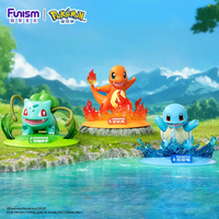 Figurine de bureau Funism Pikachu & Gengar, figurine de collection officielle sous licence anime, jouet décoratif Pokémon, boîte mystère