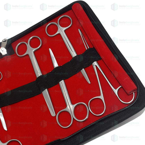 22 outils médicaux en acier inoxydable pour étudiants en médecine, aiguilles anatomiques, équipement expérimental, sondes, ciseaux, pinces, kits de dissection - Product Image 2