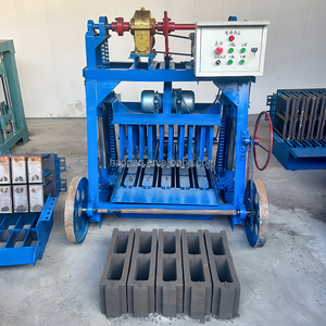 Hướng dẫn sử dụng máy làm gạch lồng vào nhau thủy lực 4-45 cho Nam Phi Điều kiện Mới cho gạch xi măng - Product Image 4