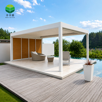 Pérgola Retráctil Motorizada Personalizada, Pérgola de Aluminio para Exteriores, para Cubrir Patios