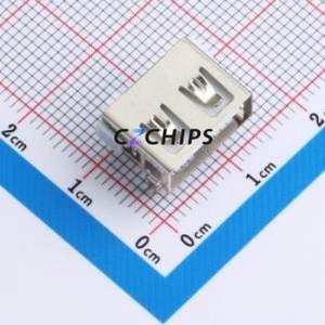 UECJATEANG USB Connector Bent Lead Through Hole Connector Type-A USB 2.0 Female Right Angle Insert - Product Image 1