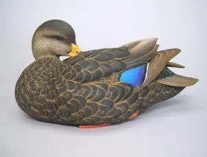 Vente en gros d'ornement de jardin leurres de canards floqués fournitures de chasse pour la chasse décoration de canards leurres