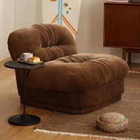 Chaise de loisirs rétro de canapé simple de style médiéval de petite taille pour salon et balcon chaise rétro rembourrée de créateur