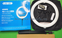 Anneau lumineux professionnel pour téléphone Factory Ringlight Ljj 22 pouces, lampe photographique LED à intensité réglable avec trépied 32 pouces