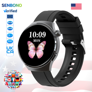 Reloj Inteligente Unisex SENBONO V19, Resistente al Agua, <span class=keywords><strong>Asistente</strong></span> <span class=keywords><strong>de</strong></span> Voz, Llamadas por Bluetooth, Pantalla Táctil Completa <span class=keywords><strong>de</strong></span> 1.39'', Reloj Deportivo Inteligente para Hombre - Product Image 1