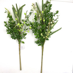 Bán buôn Mix Hoa nhân tạo STEM Faux nhà máy chi nhánh nhựa loại bó cây - Product Image 1