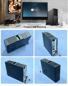 Sharerdp Customizable H510 H610 H470 Barebone Mini <b>PC</b> Gaming Tower Desktop Computers Computador Without CPU - Product Image 4