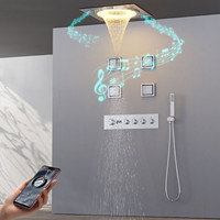 Ensemble de douche à LED pour salle de bains Ensemble de douche dissimulé Douches intelligentes