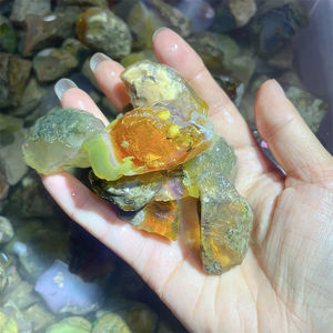 新着 天然 エチオピア産 ファイアオパール 原石 ヒーリング クリスタル 鉱物 標本 ジュエリー制作向け - Product Image 2