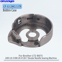 Boîtier de canette CP-G12MC(1)TR compatible avec les machines à coudre Brother LT2-B875, JUKI LH-3188, LH-4128-7 à double aiguille, coupe-fil S09280-001TR