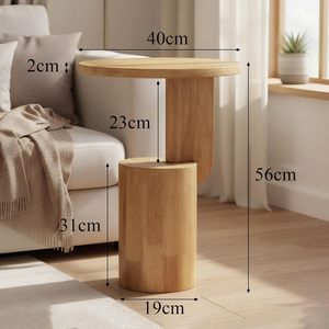 센웰 모던 클래식 원목 커피 테이블 맞춤형 도매 거실용 책상 가구 - Product Image 2