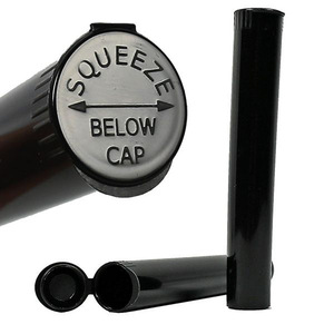 Tube en plastique coloré de qualité alimentaire avec logo personnalisé, taille populaire 19 mm * 116 mm, emballage en tube PET à ouverture facile, à l'épreuve des enfants - Product Image 1