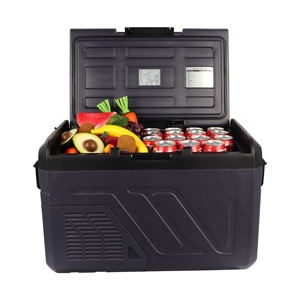 12 В портативный холодильник кемпинг электрический автомобиль морозильник портативный автомобильный холодильник Компрессор автомобильный холодильник 32 л - Product Image 2