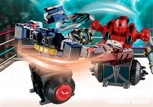 Robot de combat multijoueur télécommandé, câble USB interactif inclus, jouet électrique pour combat de boxe à deux joueurs pour enfants - Product Image 2