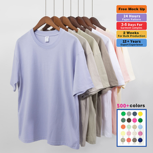 T-shirt da Lavoro Taglie Forti con Stampa Logo, Magliette Sportive da Uomo 100% Cotone Pesante Lavorato a Maglia, Girocollo, Spalle Cadenti - Produttore - Product Image 1
