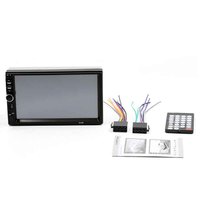 7018b Reproductor Multimedia para Auto con Pantalla Táctil LCD de 2 Din, Electrónica para Auto, Reproductor de DVD, Radio FM Estéreo
