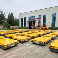 Chariot de transfert électrique à batterie pour manutention de matériaux en usine, chariot de transport robuste