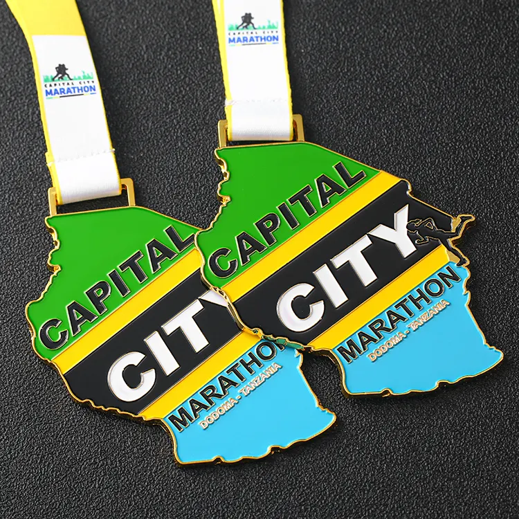수도지도 도시 탄자니아 도도마 마라톤 달리기 금메달 가격