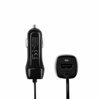 2025 nuevo estilo cargador de coche con Cable Usb C USB tipo C Cable resorte cargador de coche con Cable tipo C