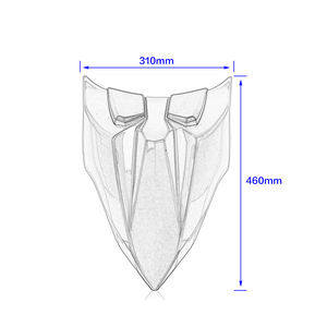 XXUN Moto <span class=keywords><strong>Accessoires</strong></span> Couverture De Siège Arrière pour <span class=keywords><strong>Kawasaki</strong></span> <span class=keywords><strong>Z650</strong></span> NInja 650 2017 2018 2019 <span class=keywords><strong>2020</strong></span> 2021 2022 2023 2024 2025 - Product Image 6