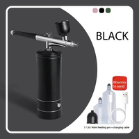 Ensemble d'aérographes portables avec compresseur, recharge USB, buse de 0,3 mm pour la peinture, le tatouage, la manucure, le maquillage et la coloration de modèles