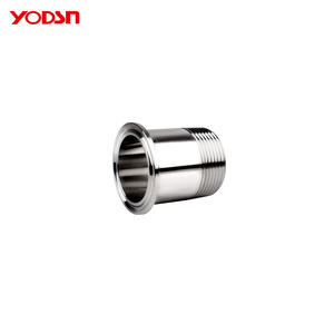 Yodsn nhà sản xuất SS304 vệ sinh Tri kẹp BSP nam chủ đề bộ chuyển đổi khớp nối an toàn đánh bóng Ống kết nối phụ kiện đường ống - Product Image 3