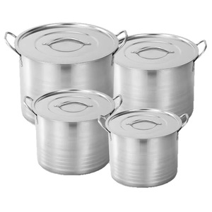 Phong Cách Cổ Điển Thép Không Gỉ Canh Nồi Set Dày Cao Đồ Nấu Nướng Với Cross-Biên Giới Hấp Cho Đông Nam Á Ẩm Thực - Product Image 3