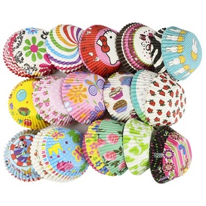 Muffin Cupcake Liners 100pcs Paper Silicone Oil Base Oven Safe Disposable Cake Tools - Product Image 4