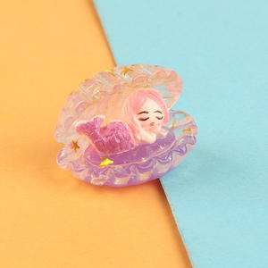 2025เครื่องประดับผมอะคริลิคทำจากเปลือกหอยสำหรับแม่บ้านสามมิติเรืองแสง - Product Image 2