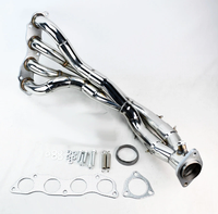 Collecteur d'échappement en acier inoxydable pour Honda Civic Si SiR 2002 2003 2004 2005 Acura RSX Base 2006 2.0L Moteur K20 Amélioration