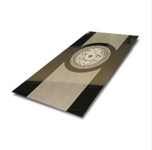 EX767 <b>Mirror</b> Etching Ss Elevator Door Panel 1.2mm Thick Etched Elevator Decor 316 Stainless Steel 5 X 10 <b>Sheets</b> - Product Image 6
