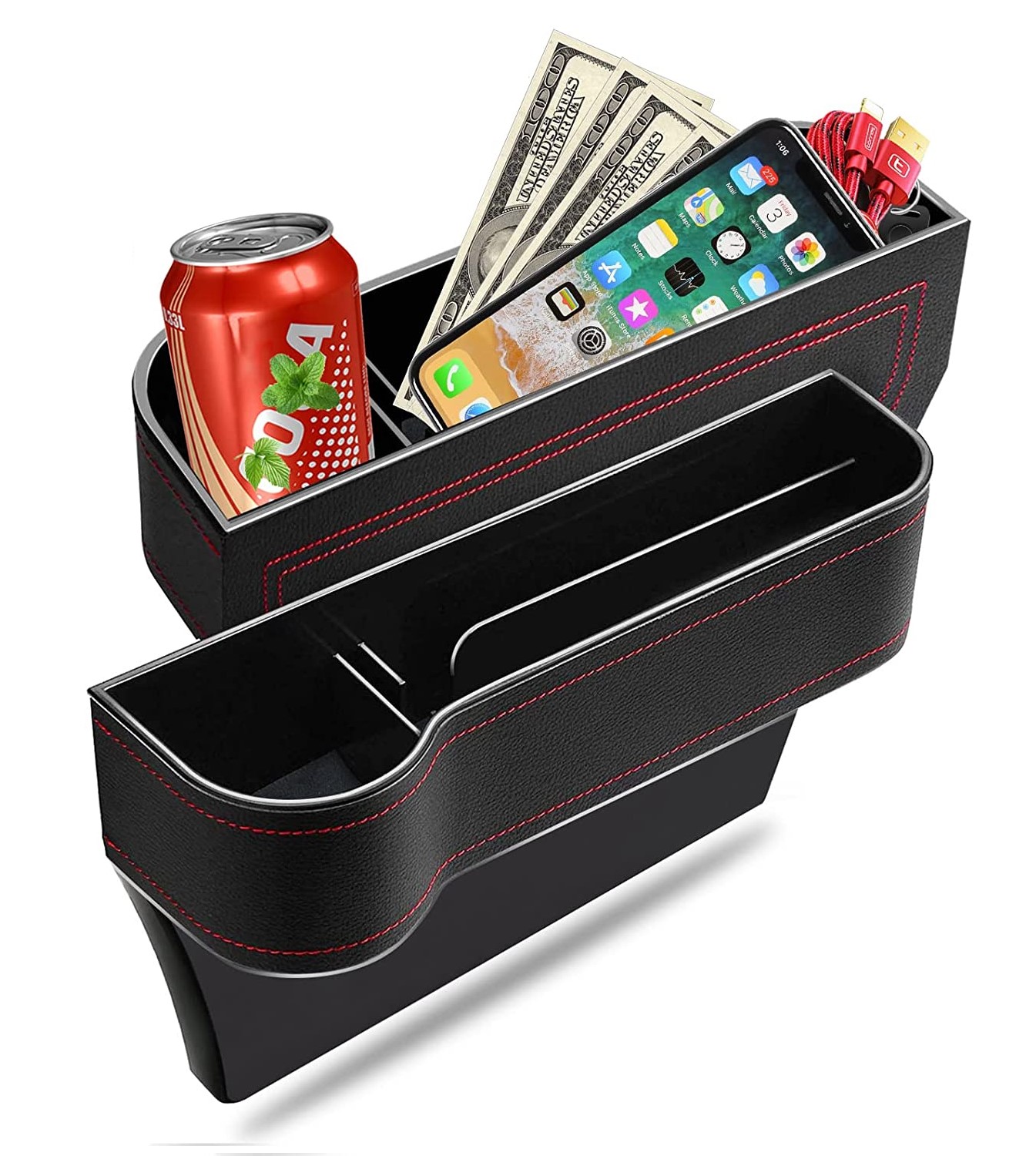 Автокресло шовный заполнитель Органайзер боковой ящик для хранения с подстаканники телефоны кредитной карты