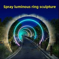 Système de brumisation industriel à haute pression pour l'extérieur, idéal pour parcs et jardins