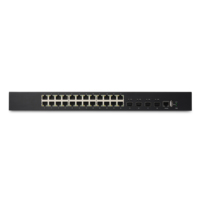 Switch Ethernet Fibre Géré pour Entreprises avec 4 Emplacements SFP+ 1G/10G et 24 Ports PoE 10/100/1000Base-TX L3