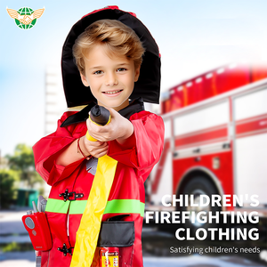 Ensembles de jouets d'habillage de <span class=keywords><strong>pompier</strong></span> classique jeu de rôle <span class=keywords><strong>pompier</strong></span> semblant jouer Costume de Profession pour garçons et filles jouets - Product Image 5