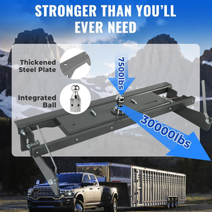 Hitch ambizioso rimorchio Turnoverball collo di cigno GNRK1012 compatibile con 2011 2015 Chevrolet/GMC 2500 e 3500 collo di cigno - Product Image 6