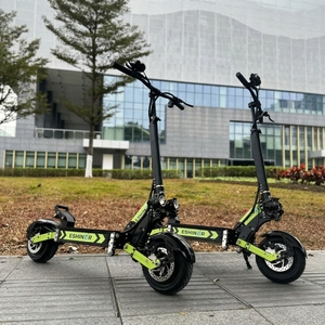 Nuevo Scooter Eléctrico Plegable Todoterreno de 60V 5600w 6000w con Doble Motor y Asiento, 11 Pulgadas, 85km/h, para Adultos - Product Image 5