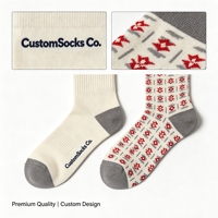 Chaussettes personnalisées à logo unique, en promotion, pour hommes et femmes, idéales pour le quotidien, le sport et les cadeaux festifs