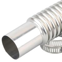 Raccord coudé en acier inoxydable 25x115mm pour chauffage de stationnement diesel Webasto Eberspacher, pièces universelles pour camping-car