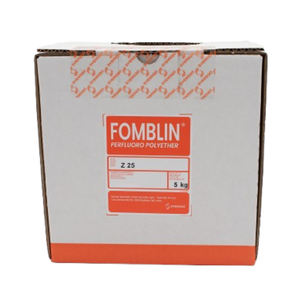 Solvay Fomblin Z 25 Perfluoropolietano (PFPE) Fluidos de Lubricación para Alto Vacío, Embalaje Original, Caja de 5 kg, Suministro Global - Product Image 1