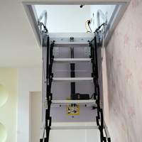 Escalier pliant télescopique électrique moderne EN131 Échelle combinée domestique certifiée pour l'accès au grenier à usage domestique