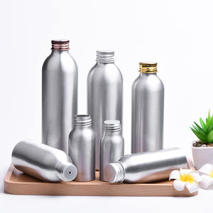 50-250ml Cosmetic Perfume Refillable <b>Bottle</b> Silver Aluminum <b>Bottle</b> with Screw Cap for <b>Travel</b> - Product Image 4