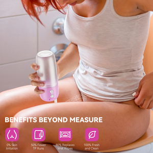 Sonderpreis Tragbarer 230ml Volumen IP67 Wasserdichter Wiederaufladbarer 2000mAh USB-C Kabelloser Vaginalduscher - Product Image 2