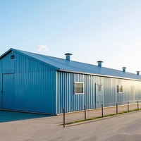 Grande ferme avicole, poulailler spécial, tous types de bâtiments préfabriqués en structure métallique, poulailler, ferme avicole