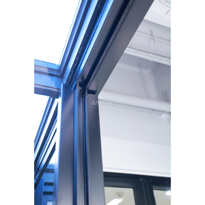 Amj Chất lượng cao phá vỡ nhiệt đôi kính cường lực nhôm cửa sổ và cửa trượt hiệu quả năng lượng cửa trượt - Product Image 4