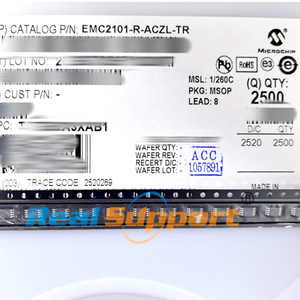 EMC2101-R-ACZL-TR 2101 Tích hợp điều khiển quạt giám sát nhiệt độ <span class=keywords><strong>IC</strong></span> mới ban đầu bitaxegammer 601 quản lý điện năng (pmic) - Product Image 1