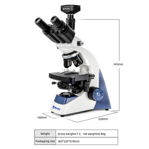 Microscopio biológico Murzider con cámara de 1000W para hospitales veterinarios y de mascotas - Product Image 2